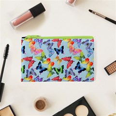 Watercolor Butterflies Cosmetic Bag (xs) by SychEva