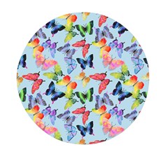 Watercolor Butterflies Mini Round Pill Box (pack Of 5) by SychEva