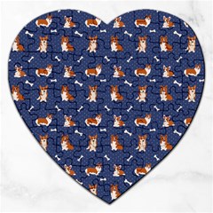 Corgi  Jigsaw Puzzle (heart) by SychEva