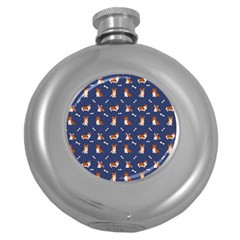 Corgi  Round Hip Flask (5 Oz) by SychEva