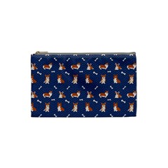 Corgi  Cosmetic Bag (small) by SychEva