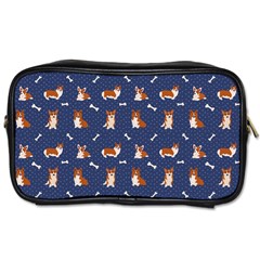 Corgi  Toiletries Bag (two Sides) by SychEva