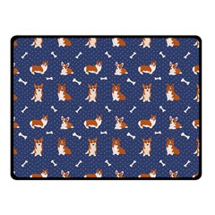 Corgi  Fleece Blanket (small) by SychEva