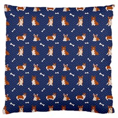 Corgi  Large Cushion Case (two Sides) by SychEva