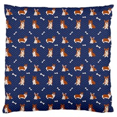 Corgi  Standard Flano Cushion Case (one Side) by SychEva