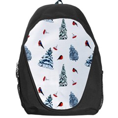 Christmas Trees And Bullfinches Backpack Bag by SychEva