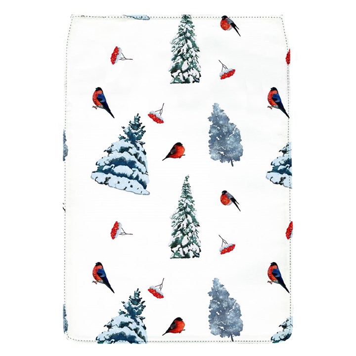 Christmas Trees And Bullfinches Removable Flap Cover (S)