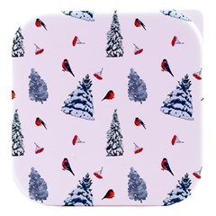 Christmas Trees And Bullfinches Stacked Food Storage Container by SychEva