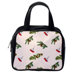 Rowan Branches And Spruce Branches Classic Handbag (one Side) by SychEva