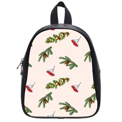 Rowan Branches And Spruce Branches School Bag (small) by SychEva