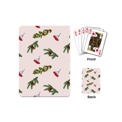 Rowan Branches And Spruce Branches Playing Cards Single Design (mini) by SychEva