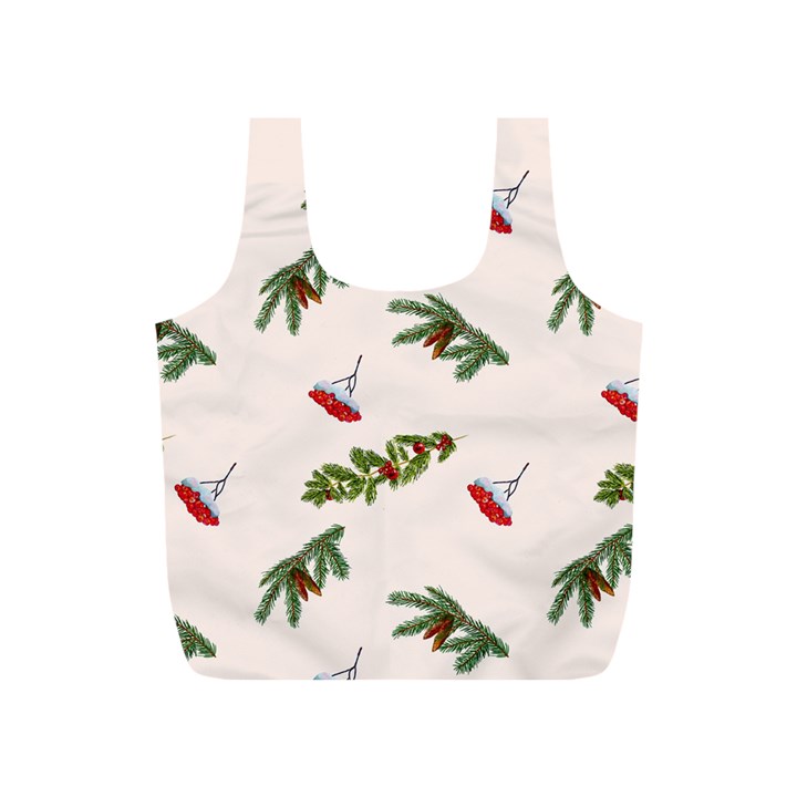 Rowan Branches And Spruce Branches Full Print Recycle Bag (S)