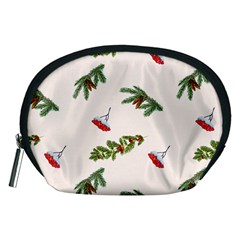 Rowan Branches And Spruce Branches Accessory Pouch (medium) by SychEva