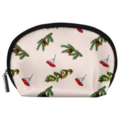 Rowan Branches And Spruce Branches Accessory Pouch (large) by SychEva