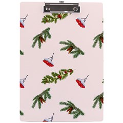 Rowan Branches And Spruce Branches A4 Clipboard by SychEva