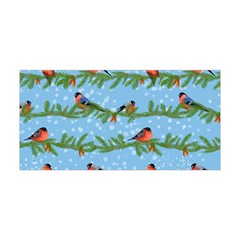 Bullfinches On Spruce Branches Yoga Headband by SychEva