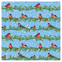 Bullfinches On Spruce Branches Lightweight Scarf  by SychEva