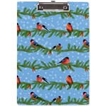 Bullfinches On Spruce Branches A4 Clipboard Front