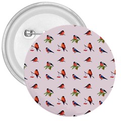 Bullfinches Sit On Branches 3  Buttons by SychEva