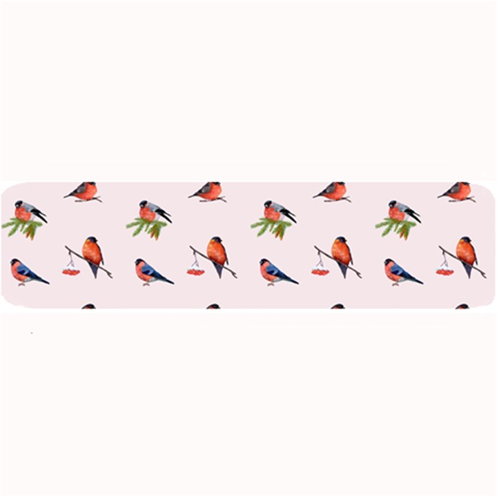 Bullfinches Sit On Branches Large Bar Mats