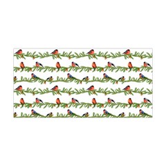 Bullfinches On The Branches Yoga Headband by SychEva