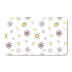 Magic Snowflakes Magnet (rectangular) by SychEva