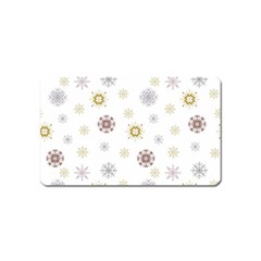 Magic Snowflakes Magnet (name Card) by SychEva