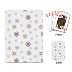 Magic Snowflakes Playing Cards Single Design (Rectangle) Back