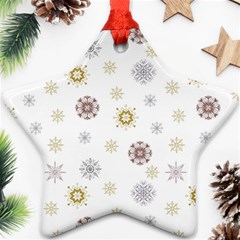 Magic Snowflakes Star Ornament (two Sides) by SychEva