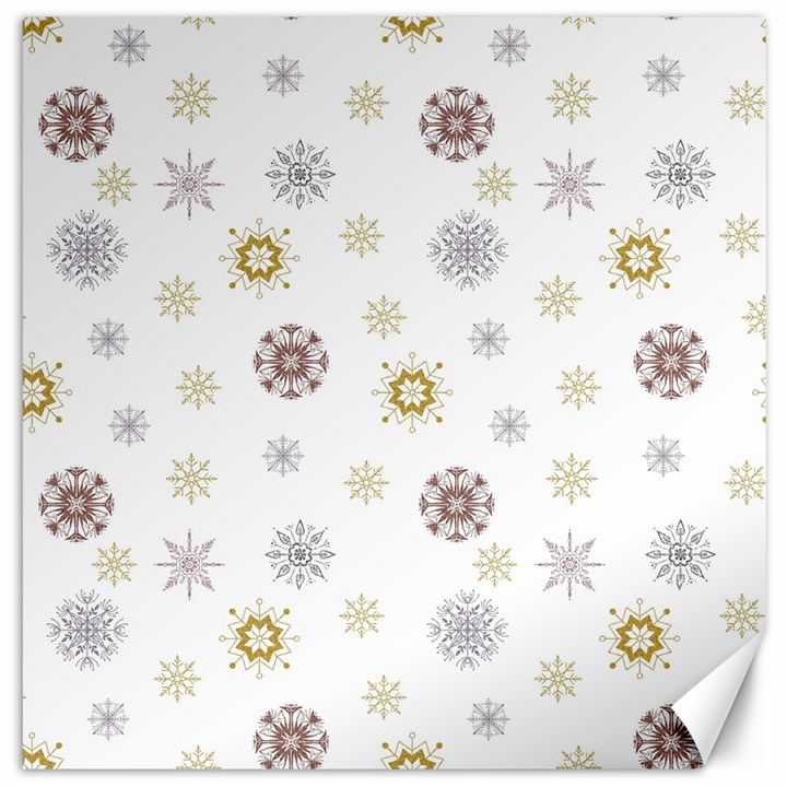 Magic Snowflakes Canvas 20  x 20 