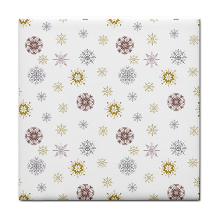 Magic Snowflakes Face Towel