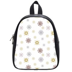 Magic Snowflakes School Bag (small) by SychEva