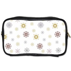 Magic Snowflakes Toiletries Bag (two Sides) by SychEva