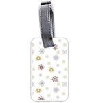 Magic Snowflakes Luggage Tag (two sides) Front