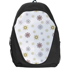 Magic Snowflakes Backpack Bag by SychEva