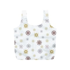 Magic Snowflakes Full Print Recycle Bag (s) by SychEva