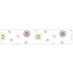 Magic Snowflakes Small Flano Scarf by SychEva