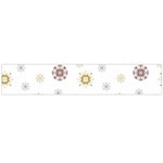 Magic Snowflakes Large Flano Scarf  Back