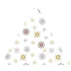 Magic Snowflakes Wooden Puzzle Triangle by SychEva