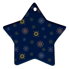 Magic Snowflakes Star Ornament (two Sides) by SychEva