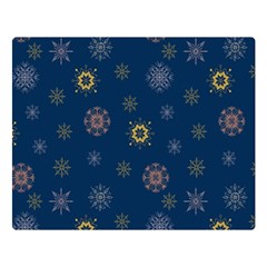 Magic Snowflakes Double Sided Flano Blanket (Large) 