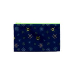 Magic Snowflakes Cosmetic Bag (xs) by SychEva