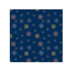 Magic Snowflakes Small Satin Scarf (square) by SychEva