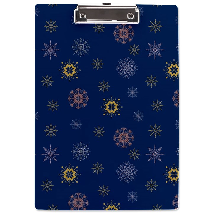 Magic Snowflakes A4 Clipboard