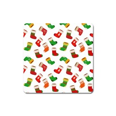 Christmas Socks  Square Magnet by SychEva