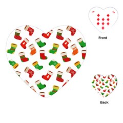 Christmas Socks  Playing Cards Single Design (heart) by SychEva