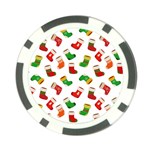 Christmas socks  Poker Chip Card Guard (10 pack) Back