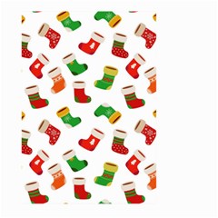 Christmas Socks  Large Garden Flag (two Sides) by SychEva