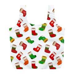 Christmas Socks  Full Print Recycle Bag (l) by SychEva