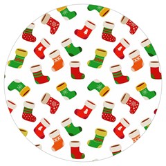 Christmas Socks  Round Trivet